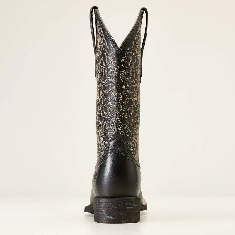 Ariat Round up Remuda wide square toe Western boot for ladies