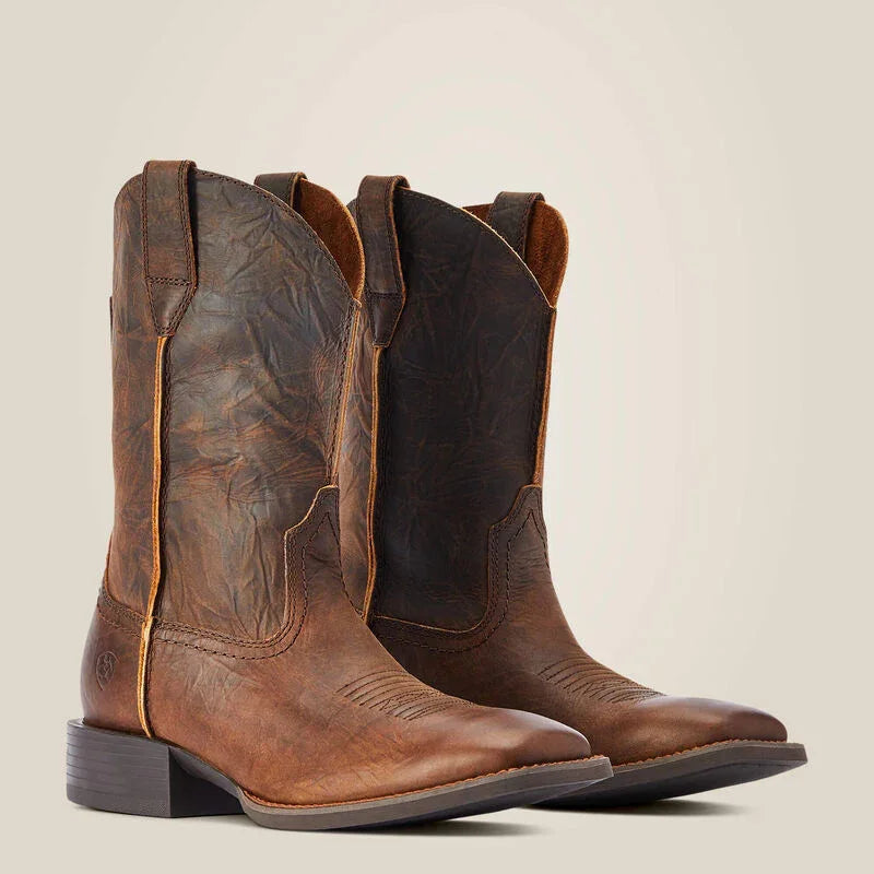 Ariat sport rambler wide square toe boot for men