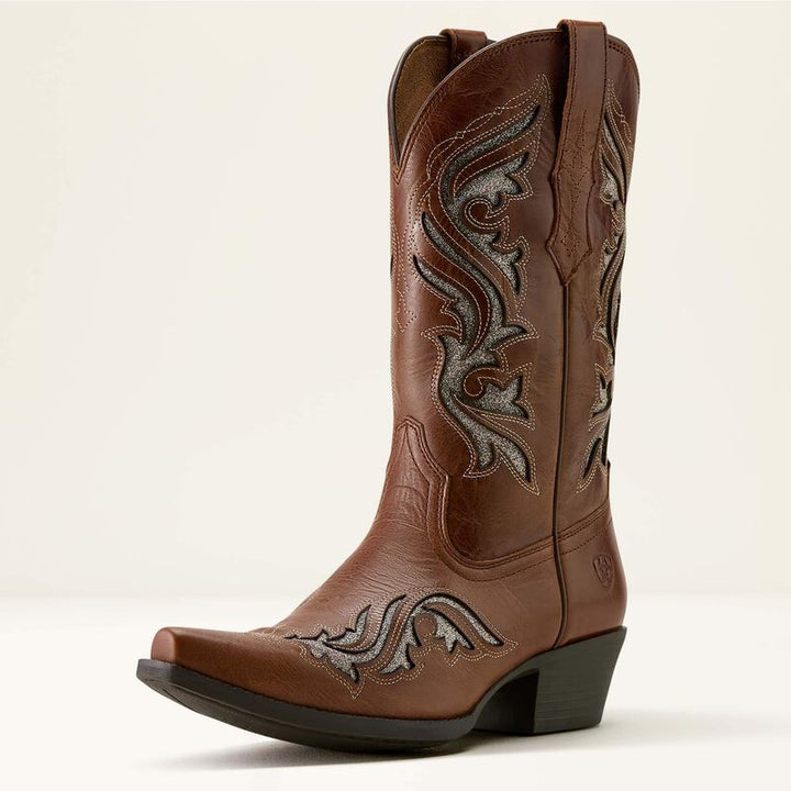 Ariat heritage bliss x toe western boot for ladies