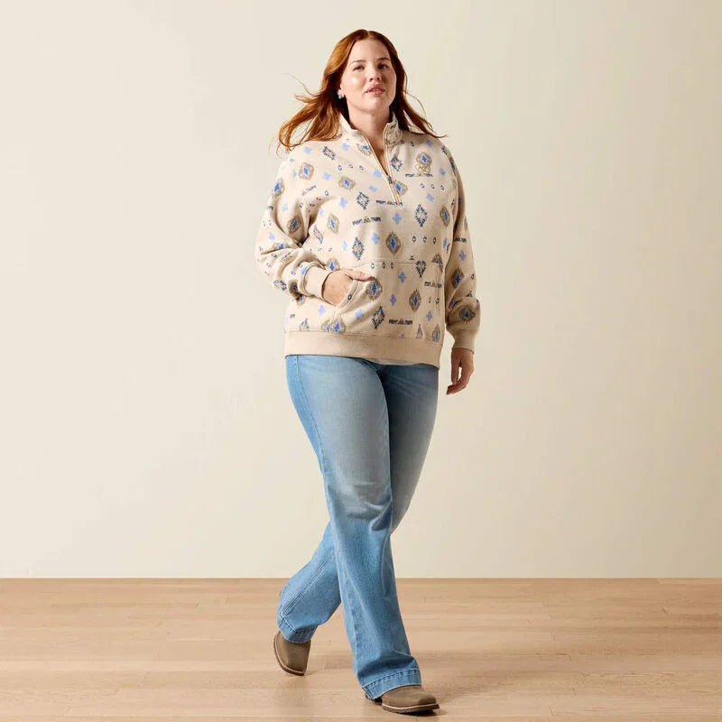 Ariat Sapphire 1/2 Zip Sweatshirt