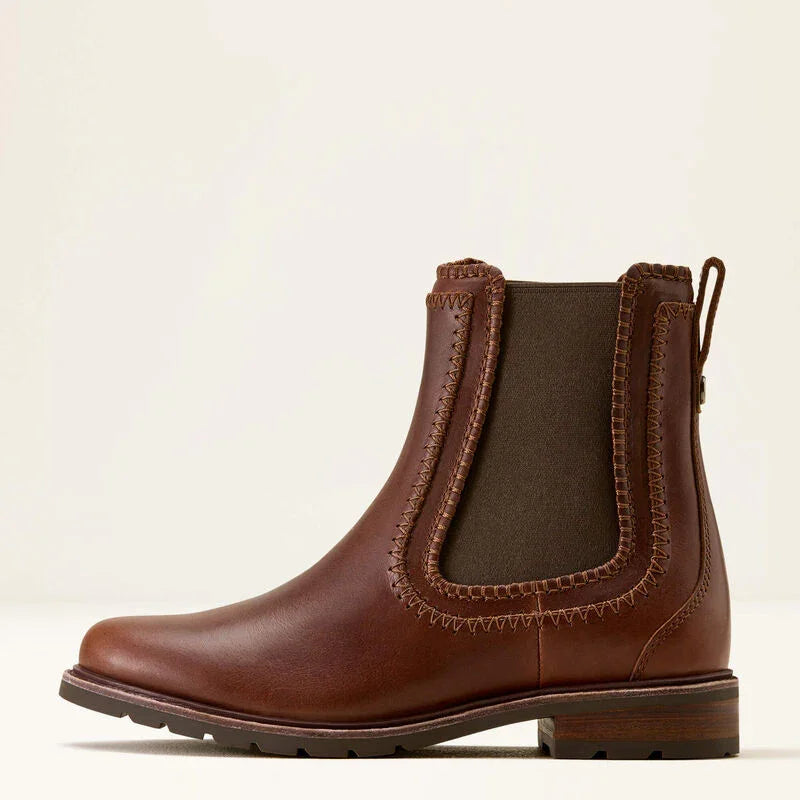 Ariat wexford whipstitch chelsea boot for ladies