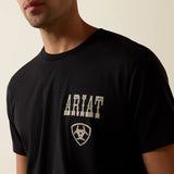 Ariat cowboy T-shirt met opdruk "Way Up"