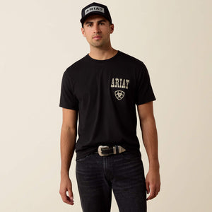 Ariat cowboy T-shirt met opdruk "Way Up"