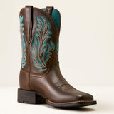 Ariat Round Up Filly Westernlaars met brede vierkante neus voor dames
