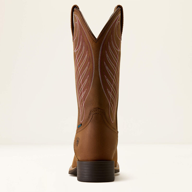 Ariat Roundup waterdichte westernlaars met brede vierkante neus voor dames