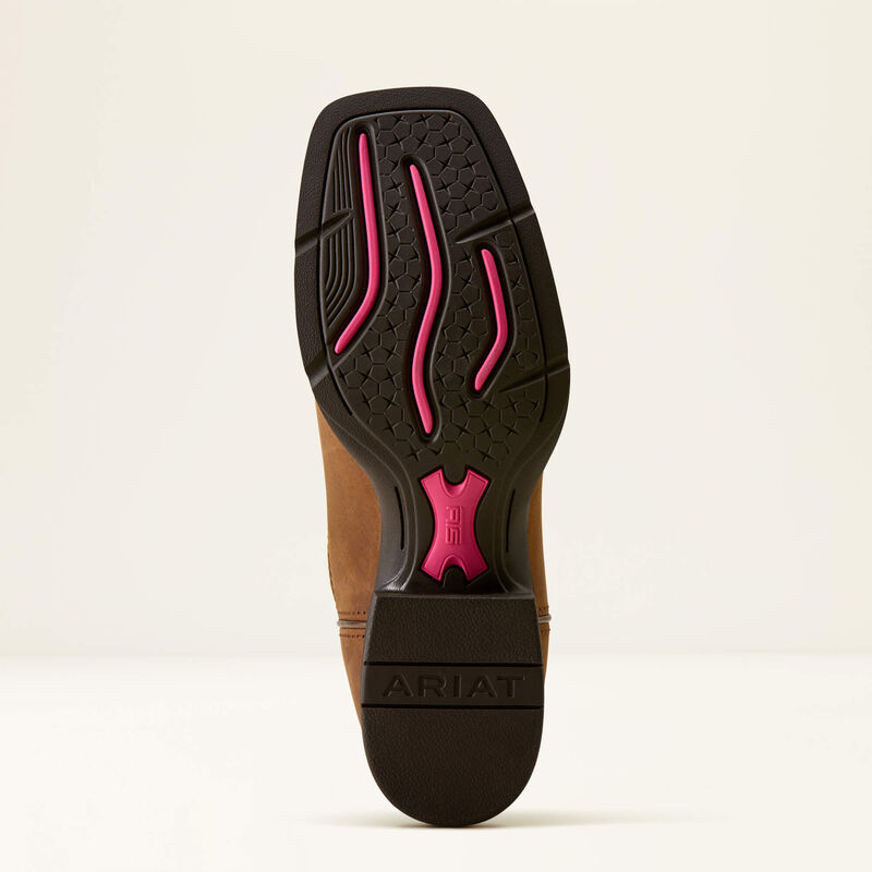 Ariat Roundup waterdichte westernlaars met brede vierkante neus voor dames